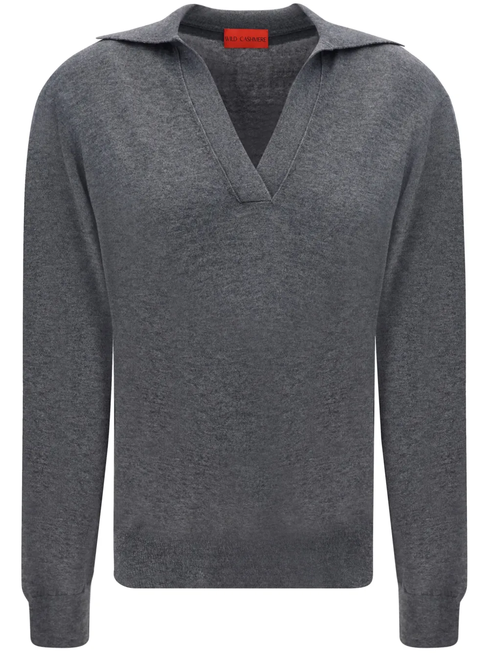 Wild Cashmere suéter con cuello en V | gris | Image 1