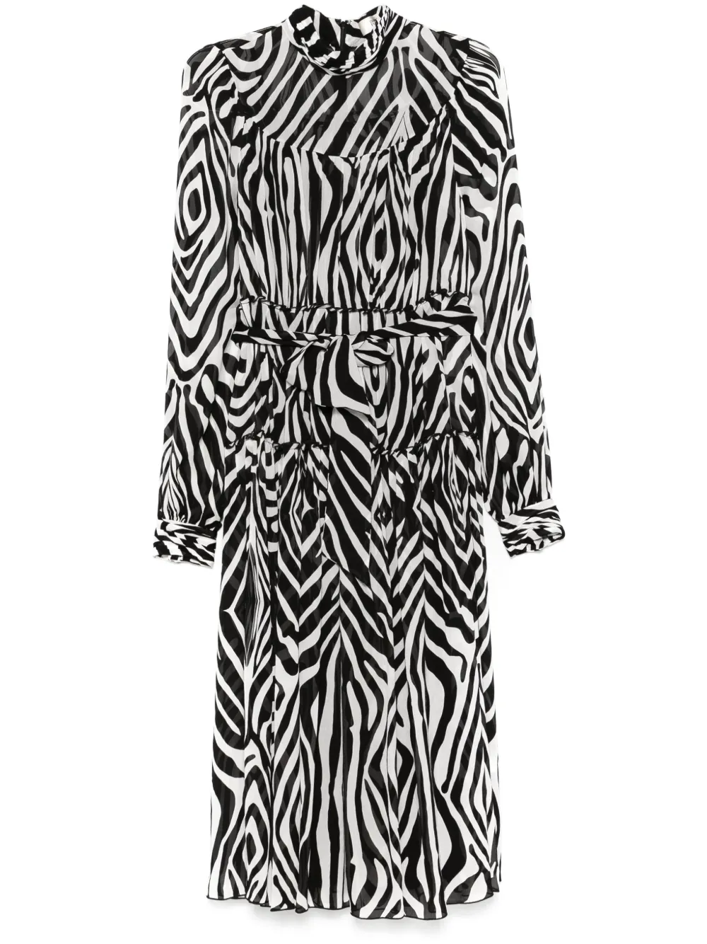 DVF Diane von Furstenberg Kent midi-jurk Zwart