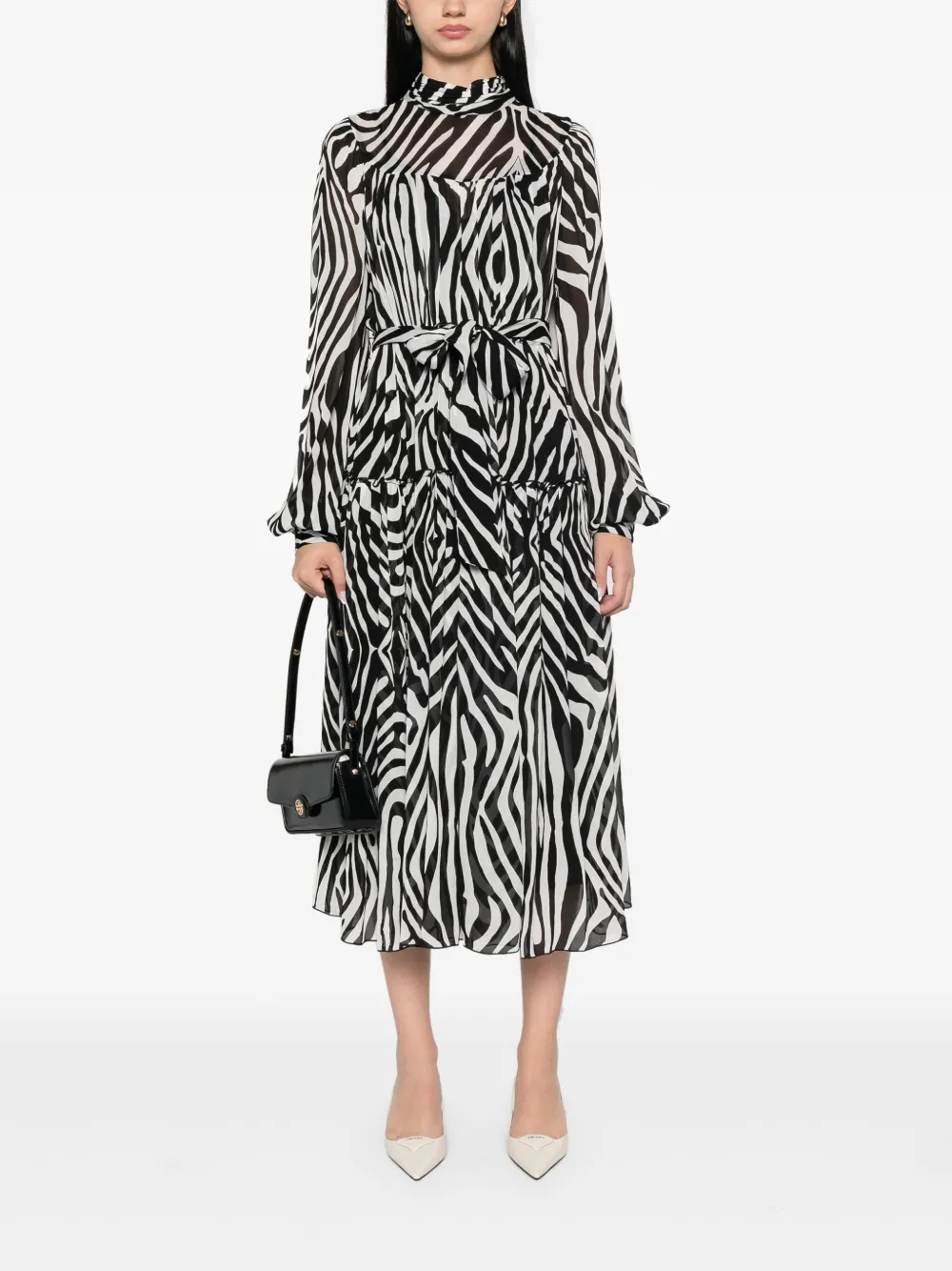 DVF Diane von Furstenberg Kent midi dress - Zwart