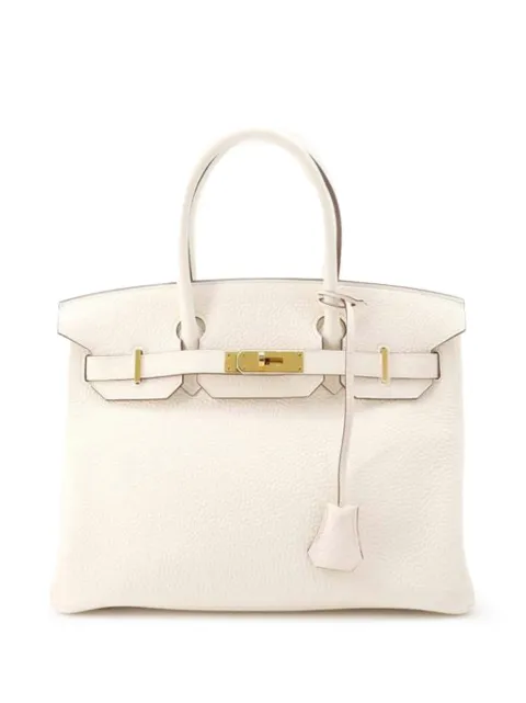Hermès Pre-Owned 2022 Clemence Birkin Retourne 30 handbag