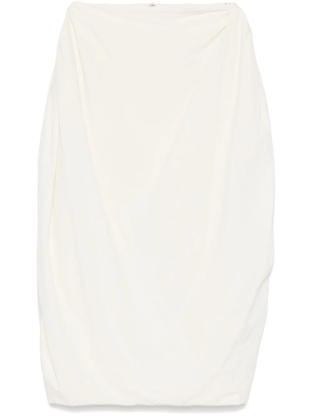 Elena Velez Obelisk maxi skirt - White
