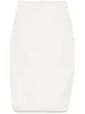 Elena Velez Obelisk maxi skirt - White