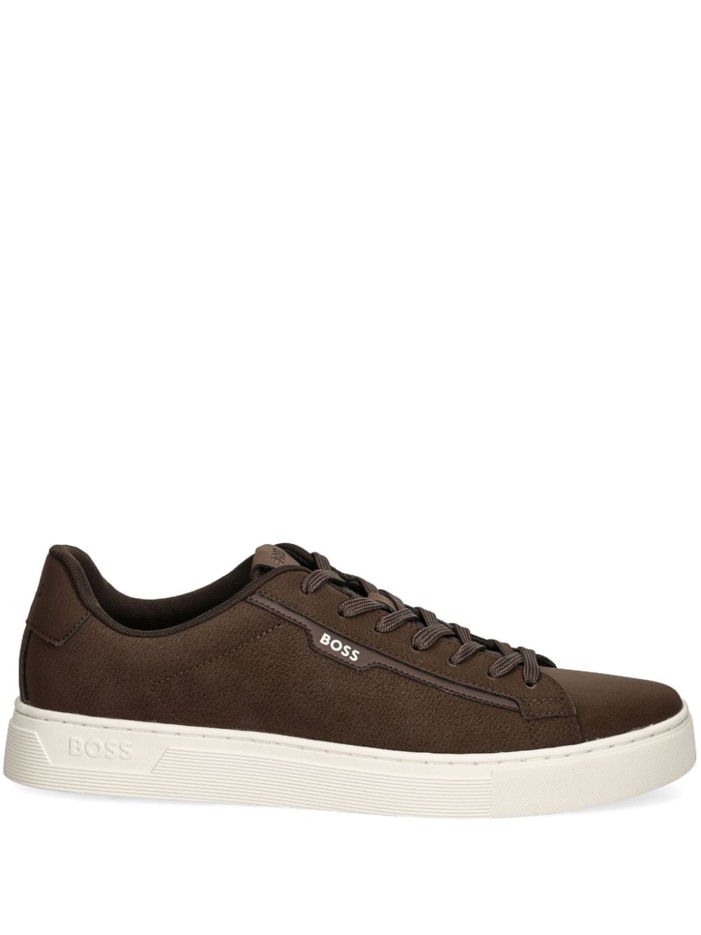 Shop Hugo Boss Rhys Trainers In 褐色