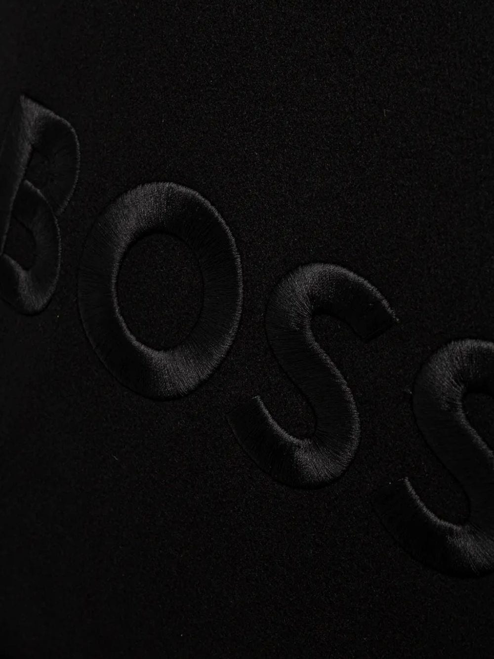 Shop Hugo Boss Large Logo-embroidered Tote Bag In Black