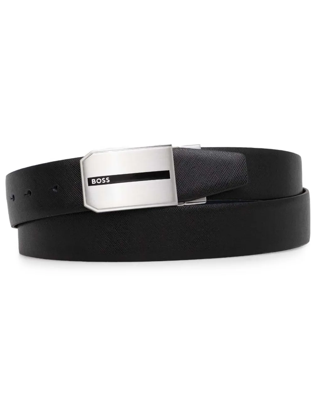 BOSS leather belt | Black | Image 1
