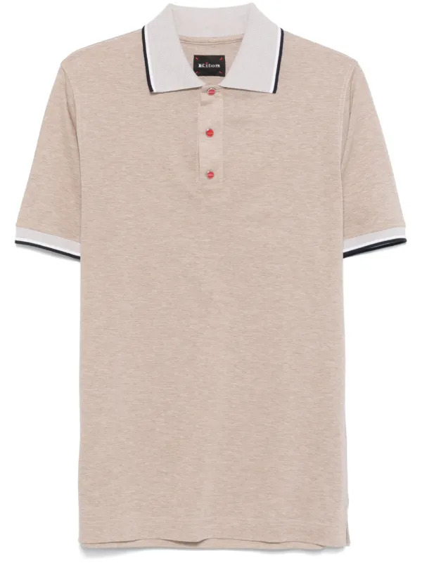 【送料&関税込】Kiton Short-sleeved Cotton Polo Shirt 25596287_55698326_600.jpg