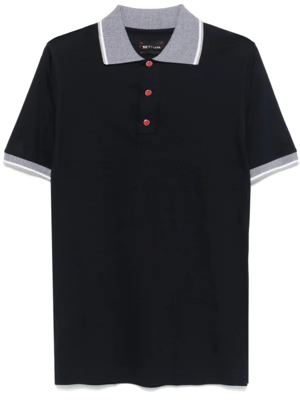 【送料&関税込】Kiton Short-sleeved Cotton Polo Shirt KITON Cotton-Piqué Polo Shirt for Men | MR PORTER