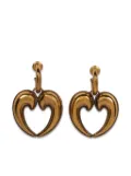 ETRO Heart drop earrings - Gold