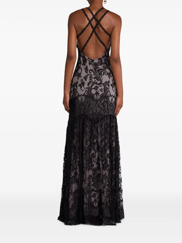 ワンピースその他 ETRO Women Dresses WRHA022799TJD72S9810 Black ETRO Laced Dress | Black | FARFETCH