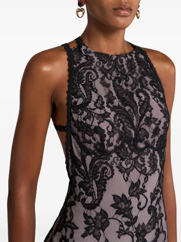 ワンピースその他 ETRO Women Dresses WRHA022799TJD72S9810 Black ETRO Laced Dress | Black | FARFETCH