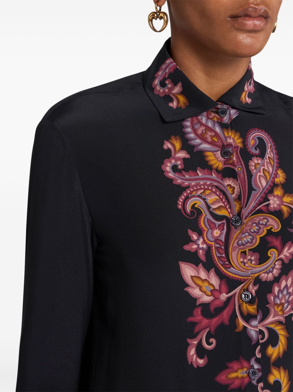 ETRO printed silk shirt Women