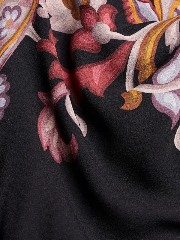 ETRO フラワー カフタン ドレス ブラック ETRO フラワー カフタン ドレス ブラック (ETRO/ワンピース