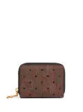 ETRO rhinestone paisley wallet - Brown