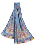 ETRO wool scarf - Blue