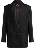 ETRO double-breasted jacket - Black