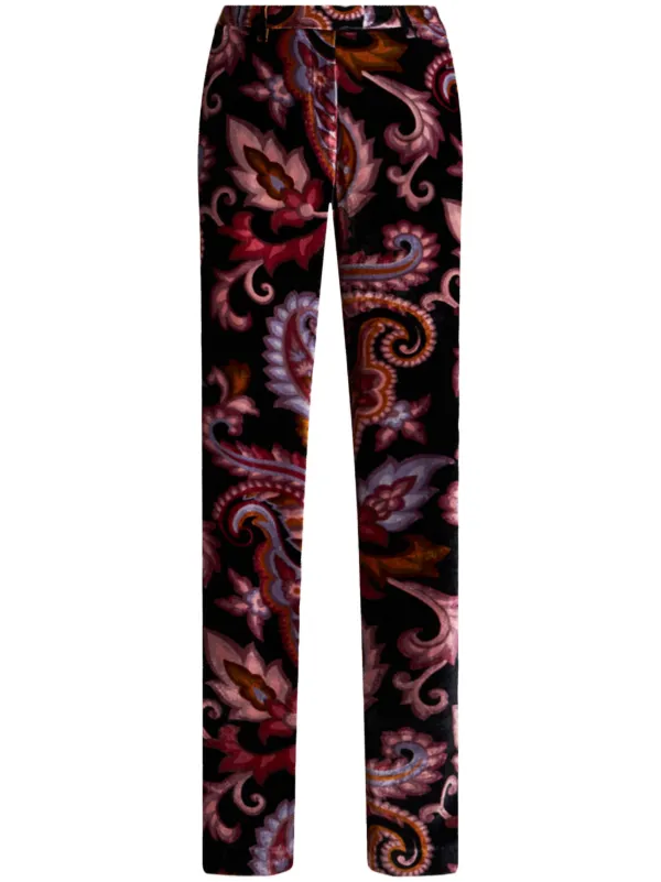 【送料&関税込】Etro Velvet Palazzo Trousers VELVET PALAZZO TROUSERS | Trousers | ETRO