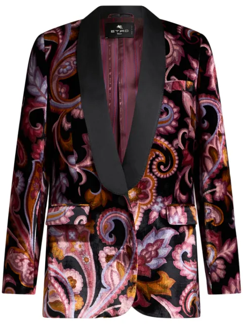 ETRO velvet jacquard blazer