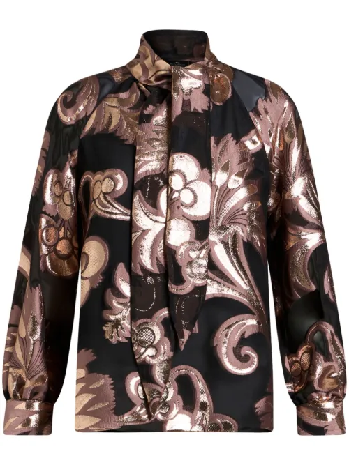 Blouse à motif en jacquard - ETRO - Modalova