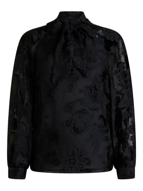 ETRO paisley-pattern chiffon blouse