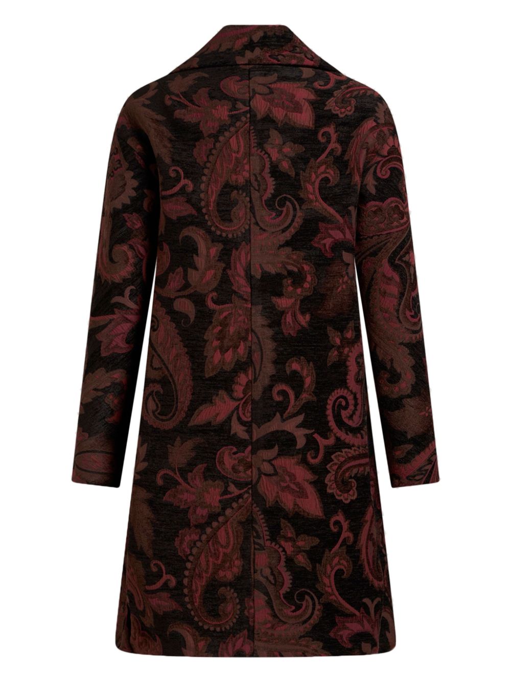 ETRO patterned-jacquard midi coat Women