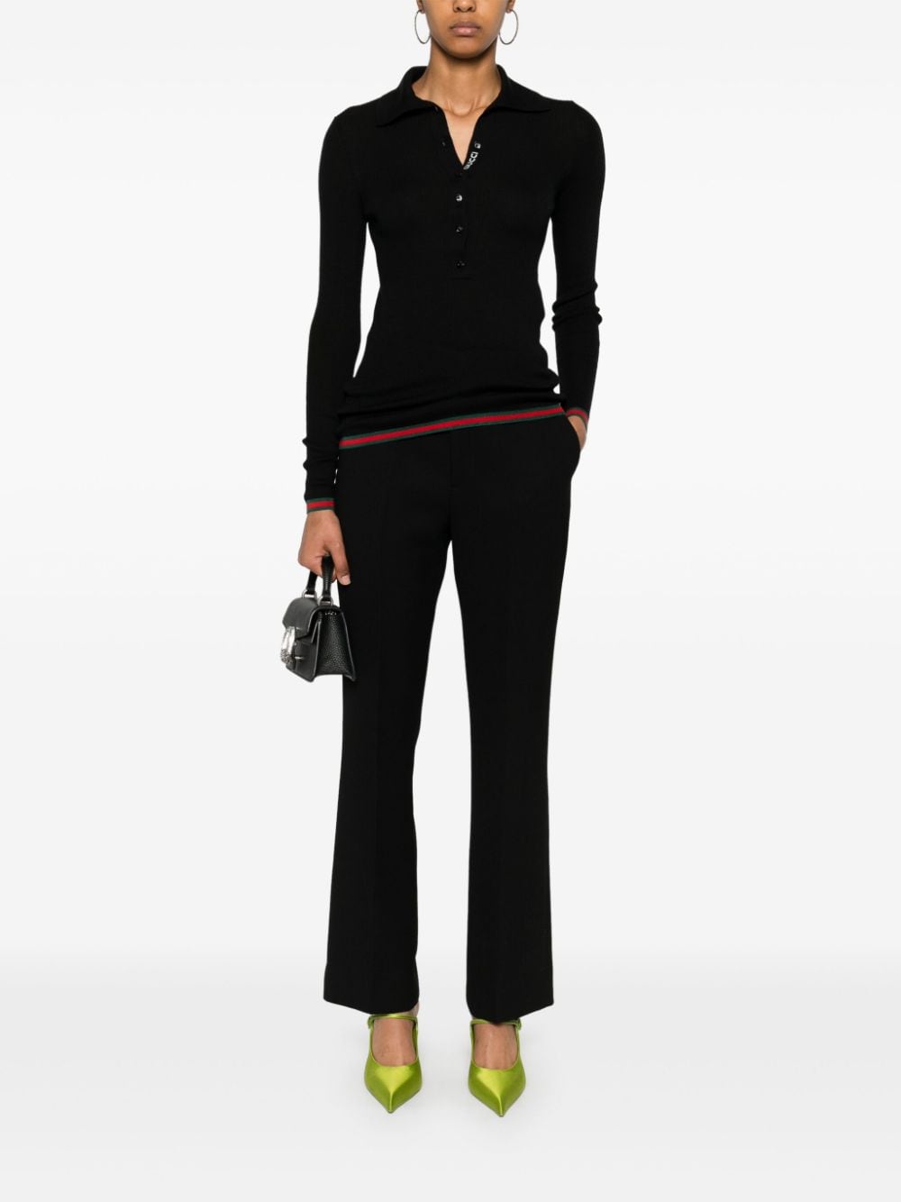 Gucci Crêpe broek - Zwart