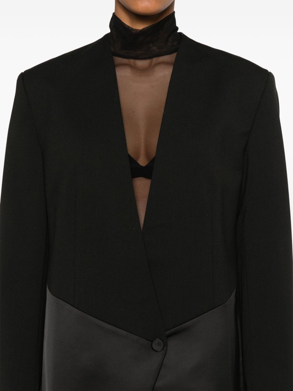 Shop Bevza Sharp Jacket In Black