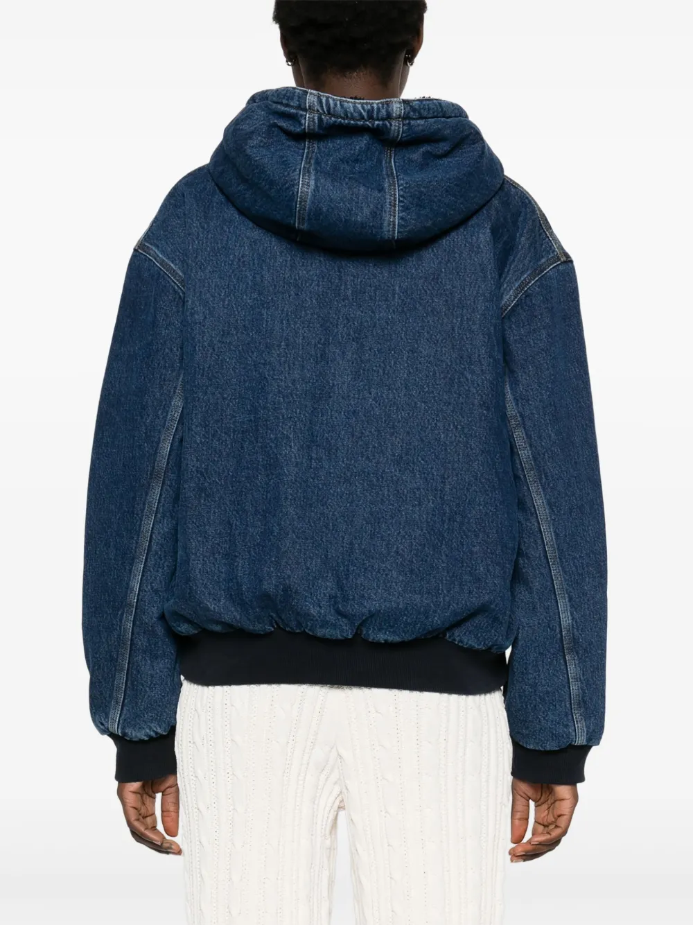 Carhartt Omens Blue Og Active Padded Cotton Jacket In Blue