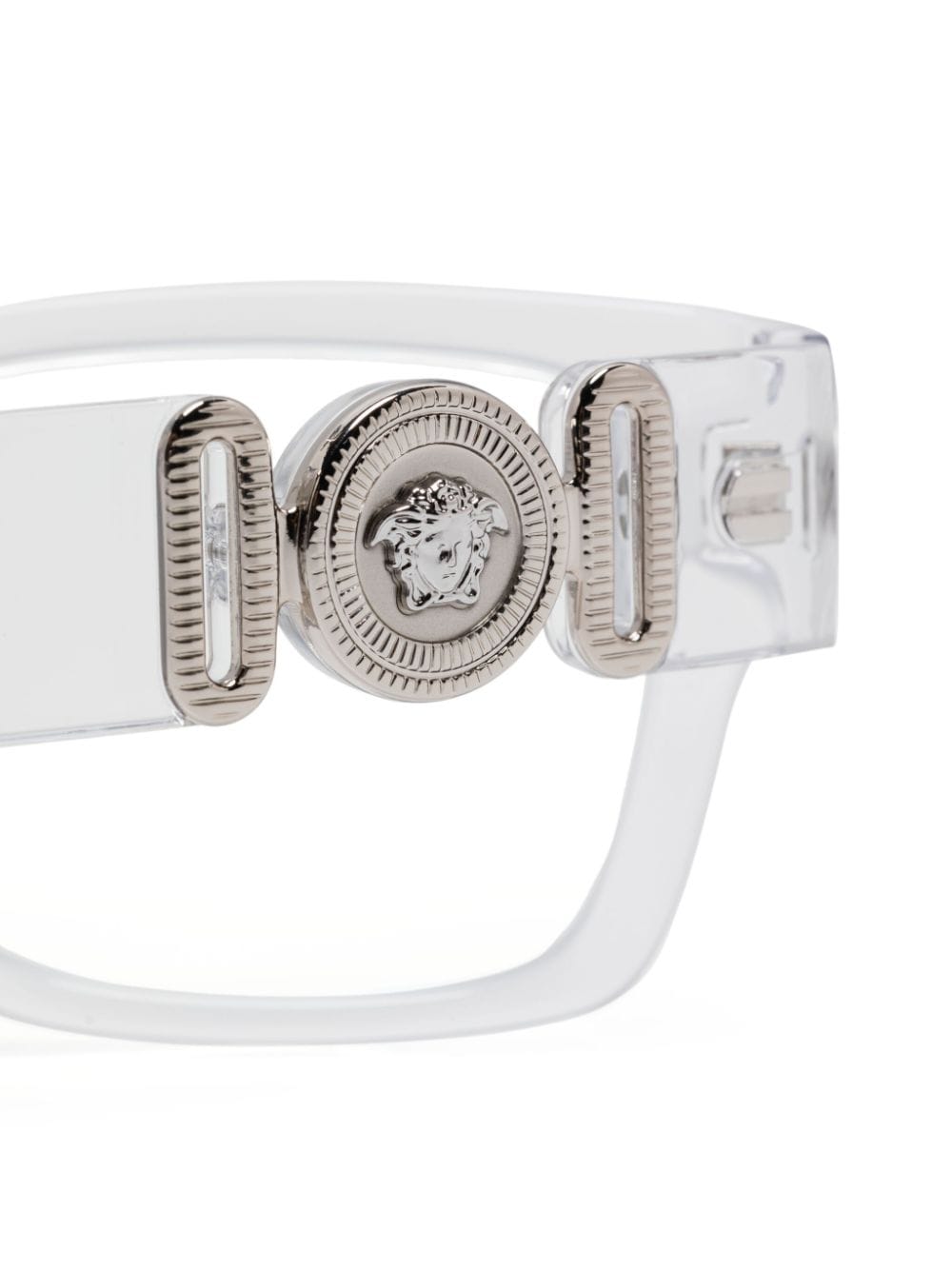 Shop Versace Medusa Biggie Glasses In White