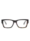 Versace Eyewear tortoiseshell-effect glasses - Brown