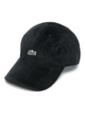 Lacoste cotton corduroy cap - Black