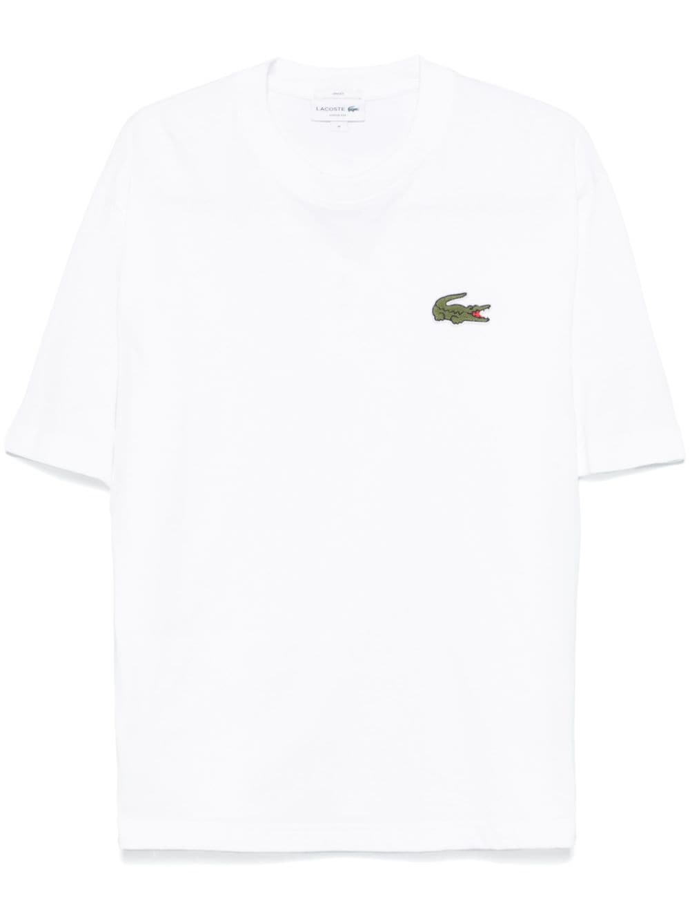 Lacoste logo-appliquéd T-shirt - Bianco