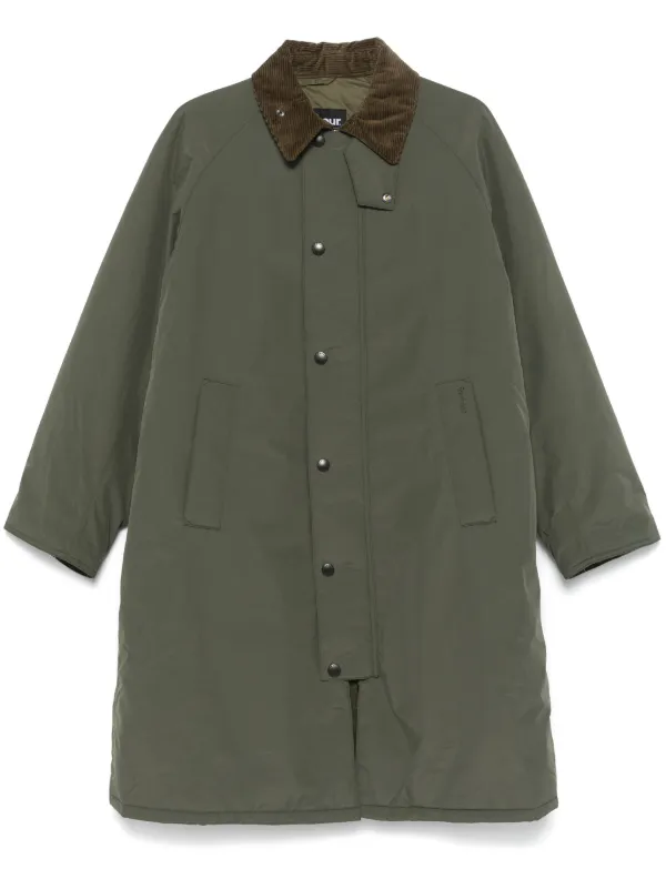 Barbour Exmoor Coat Green FARFETCH