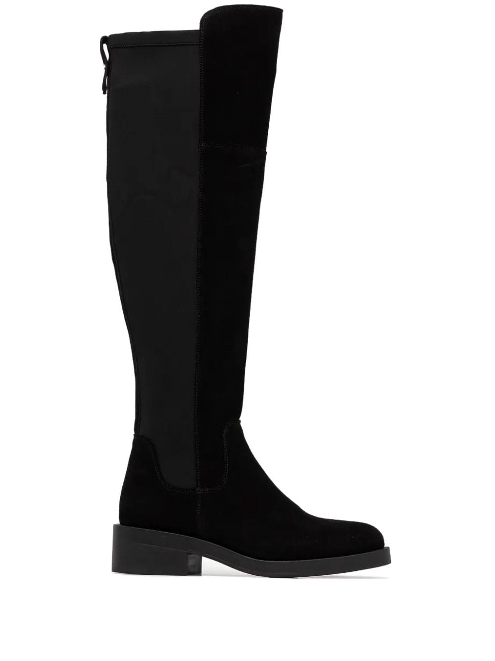 BOSS suede knee-length boots Black