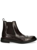 BOSS leather boots - Brown