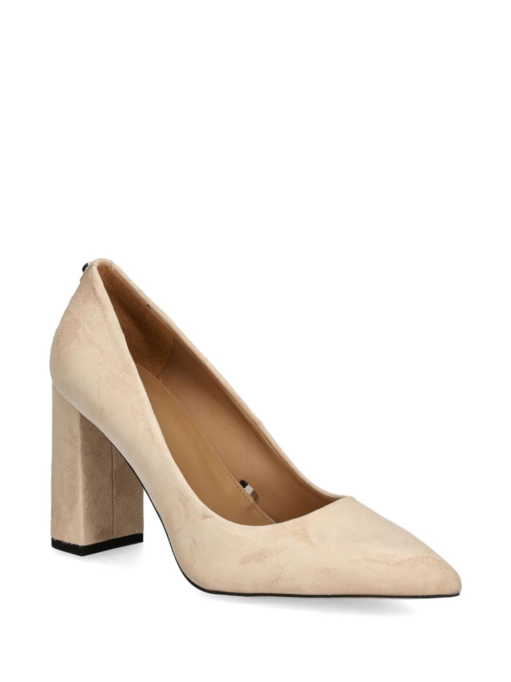 BOSS pointed-toe suede pumps - Beige