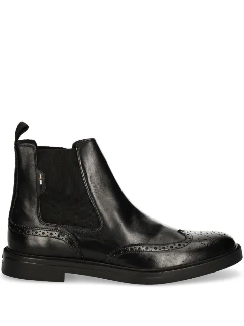 BOSS leather chelsea boots