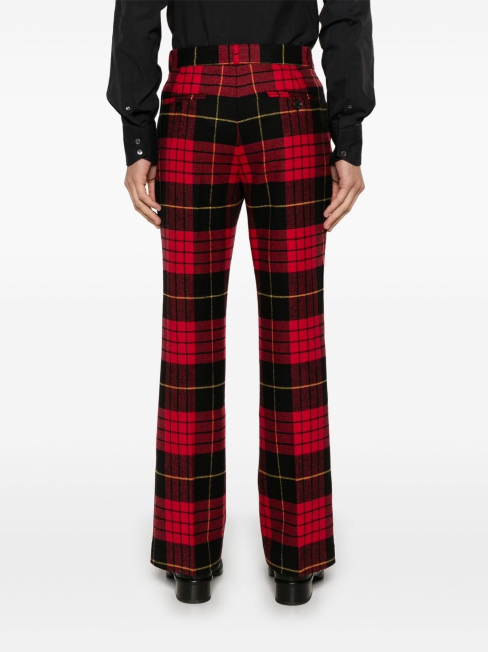 Shop Ernest W Baker Tartan-check Trousers In Red