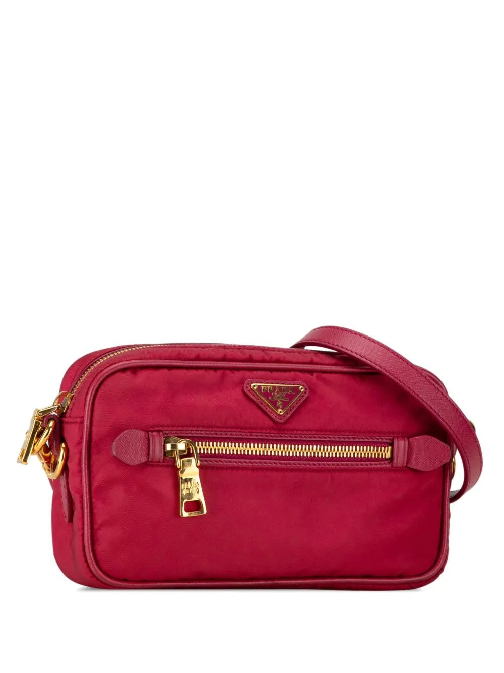 Prada PreOwned 20002013 Tessuto Crossbody Bag Red FARFETCH