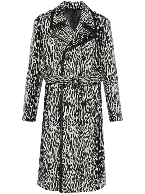 Ernest W. Baker leopard-print coat