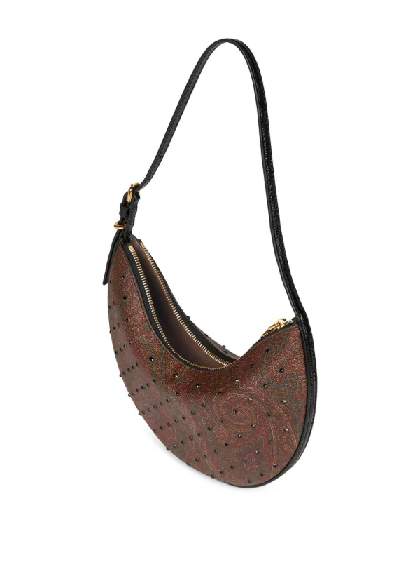 ETRO Small Etro Essential Hobo Shoulder Bag | Brown | FARFETCH