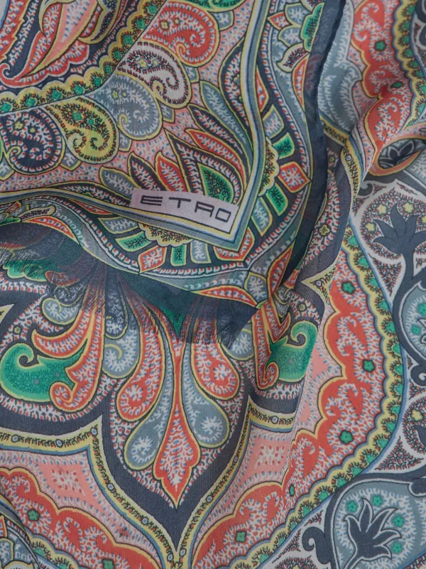スカーフ ETRO Woman Scarf Blue WATA0013AK903 X0800 ETRO: Scarf woman - Blue | Etro scarf WATA0013AK903 online