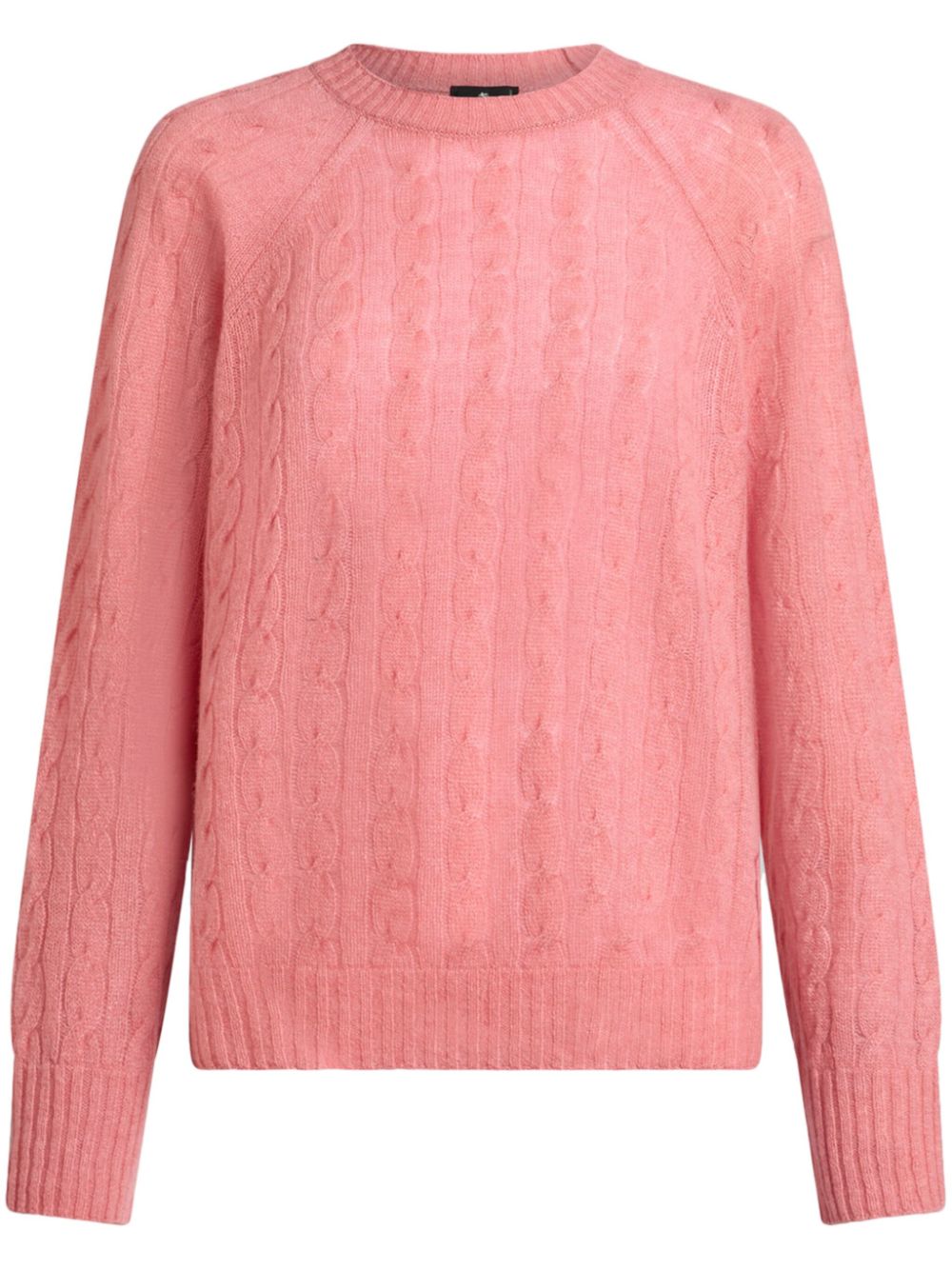 cable-knit cashmere jumper