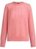 ETRO cable-knit cashmere jumper - Pink