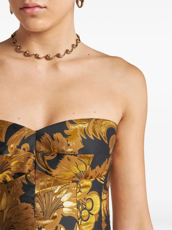 【送料&関税込】Etro Jacquard Silk Dress ETRO Jacquard Dress | Black | FARFETCH