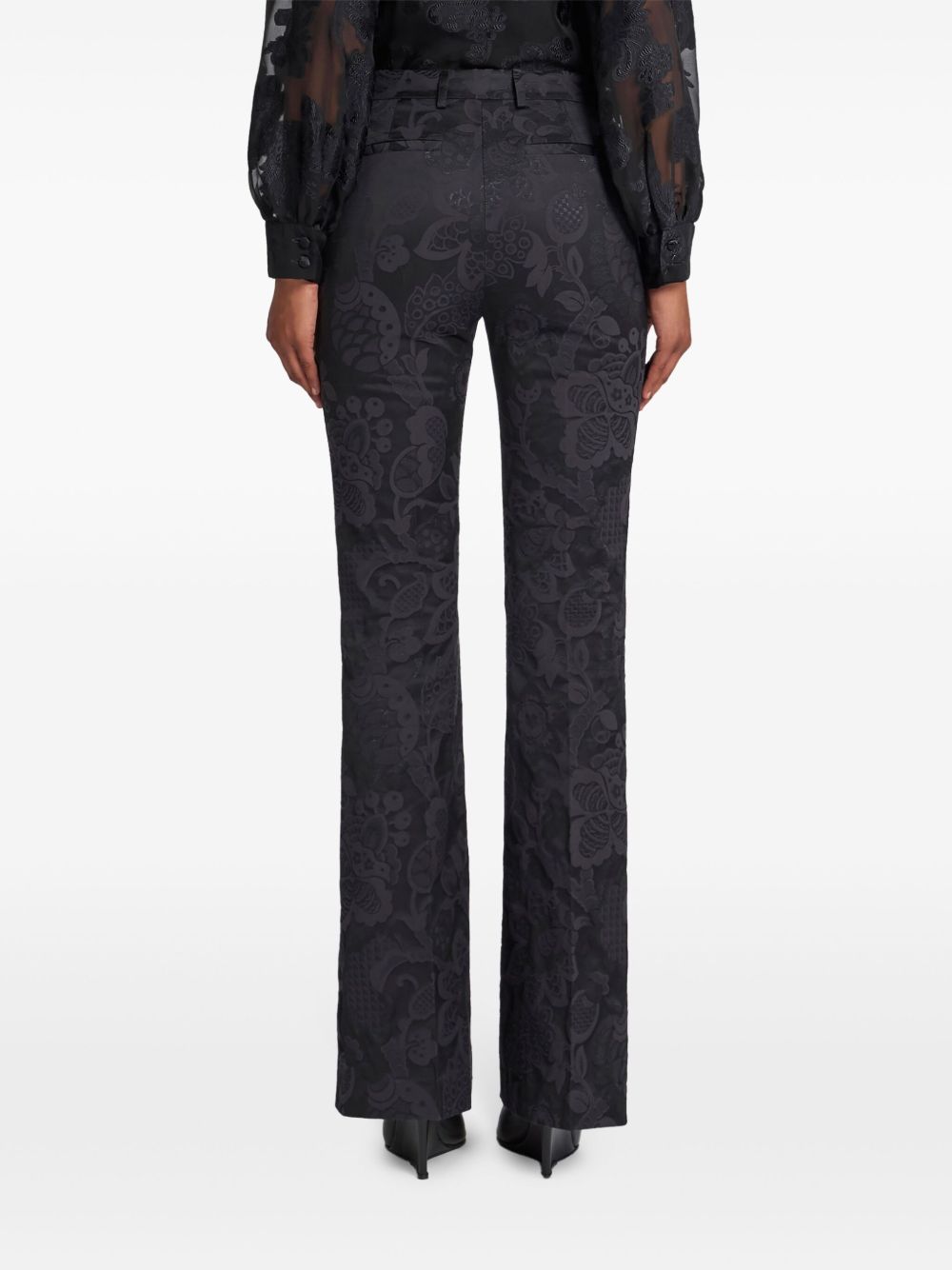 Affordable ETRO tonal-design jacquard trousers Women