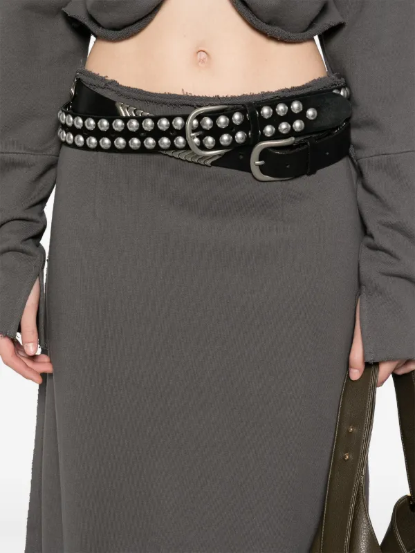 Elena Velez Amish Maxi Skirt | Grey | FARFETCH
