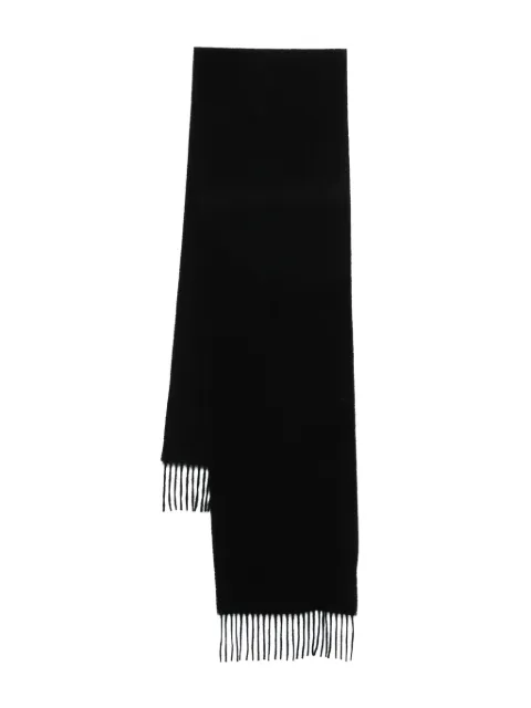 Paul Smith logo-embroidered cashmere scarf