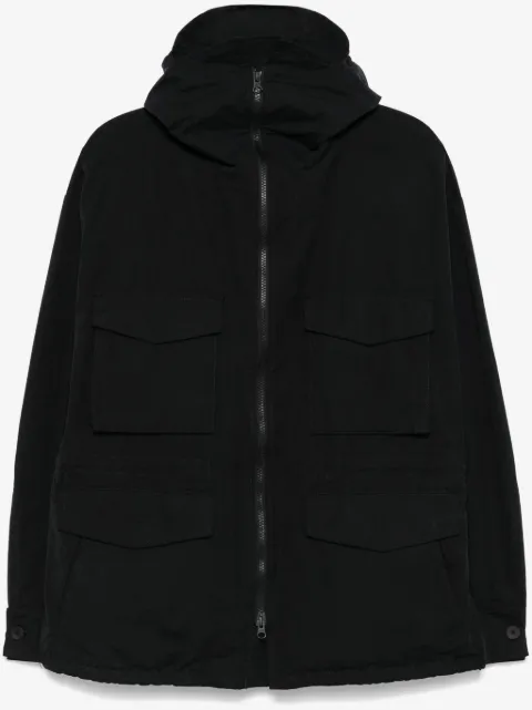 Transit water-repellent hooded jacket