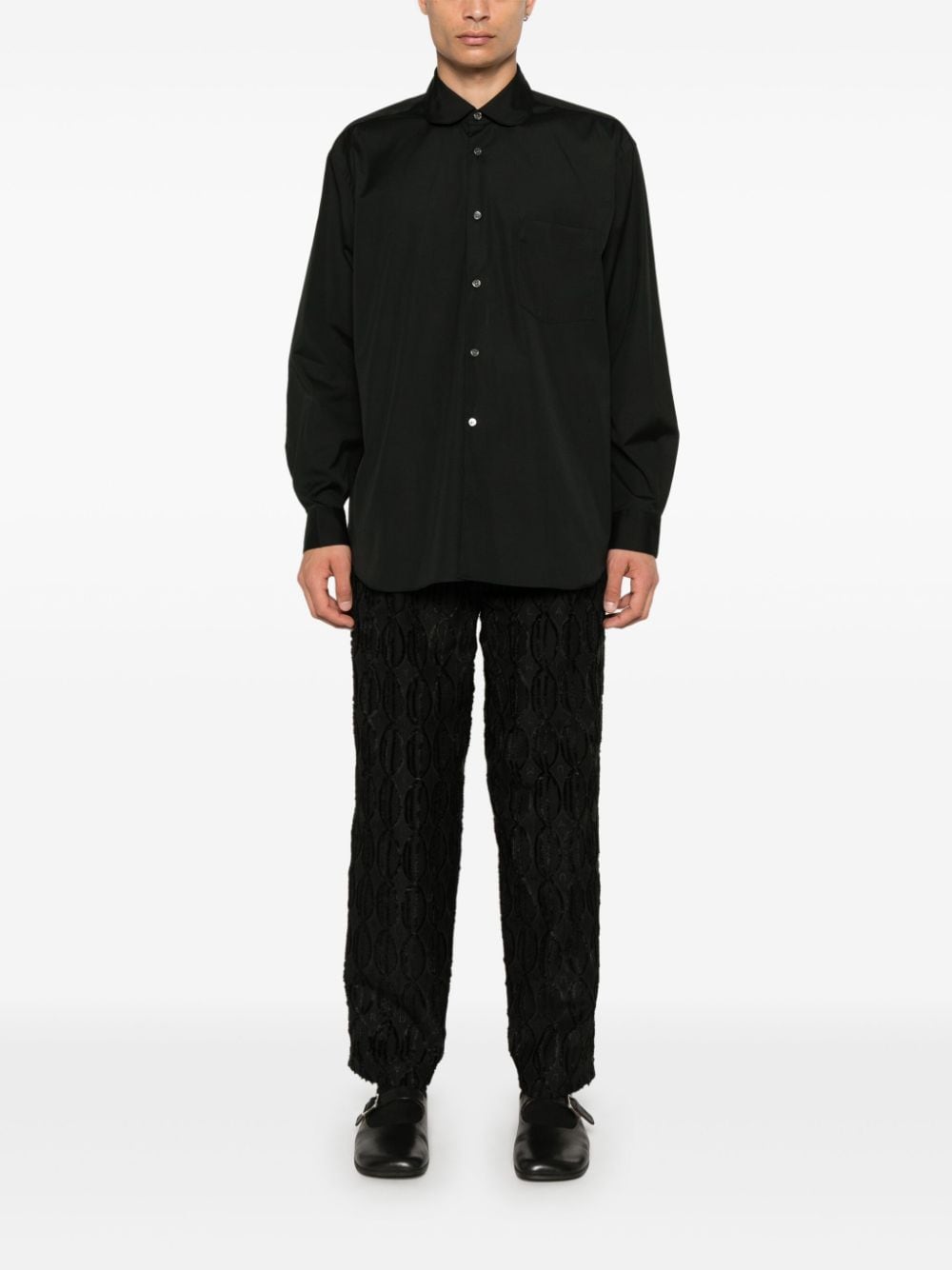 Comme Des Garçons Shirt cotton shirt - Zwart