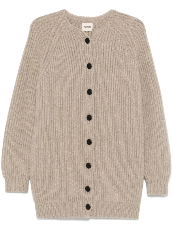 アウターその他 KHAITE JINA CARDIGAN KHAITE Jina Cardigan | Neutrals | FARFETCH